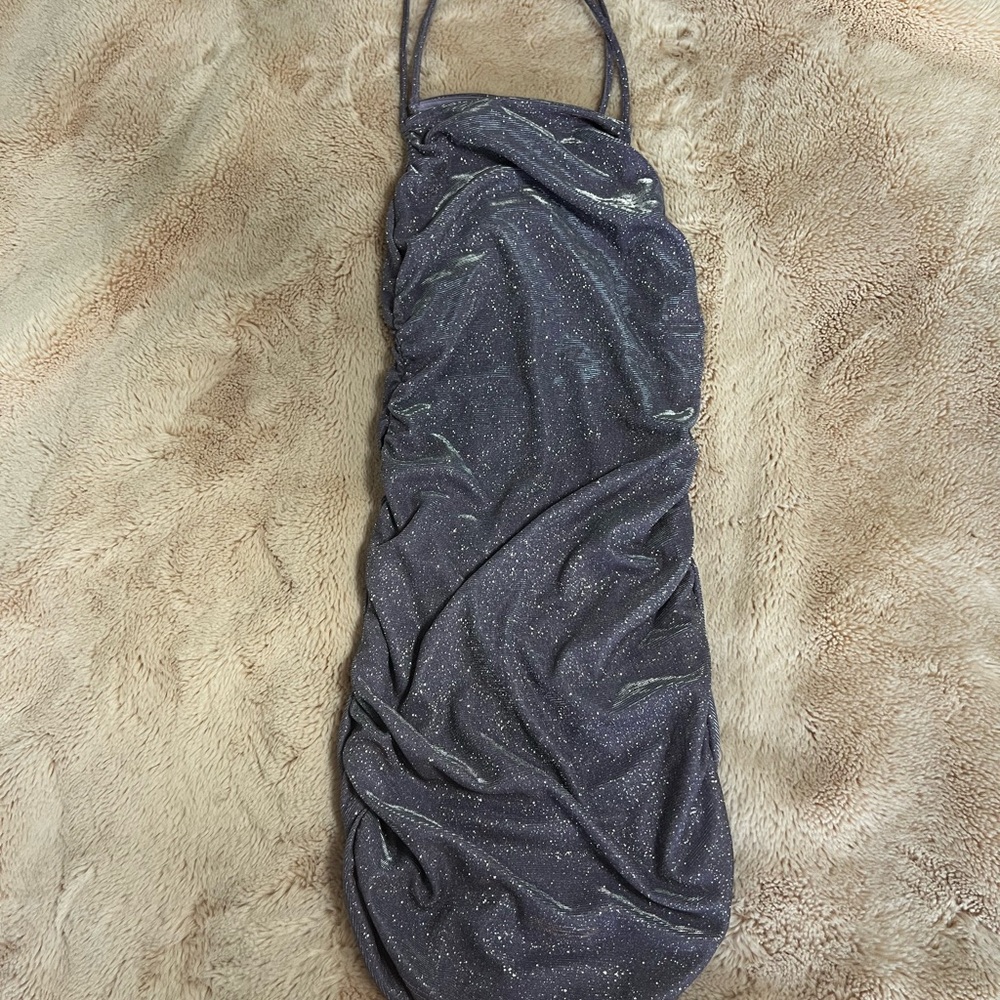 H&M Lavender Dress with Sparkle Trim
